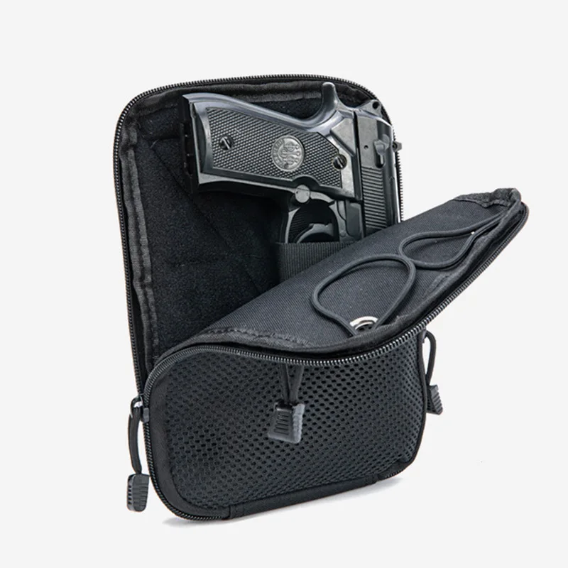 Edc Carry Fanny Pack - Molle Tactical Concealed Gun Holster Pouch