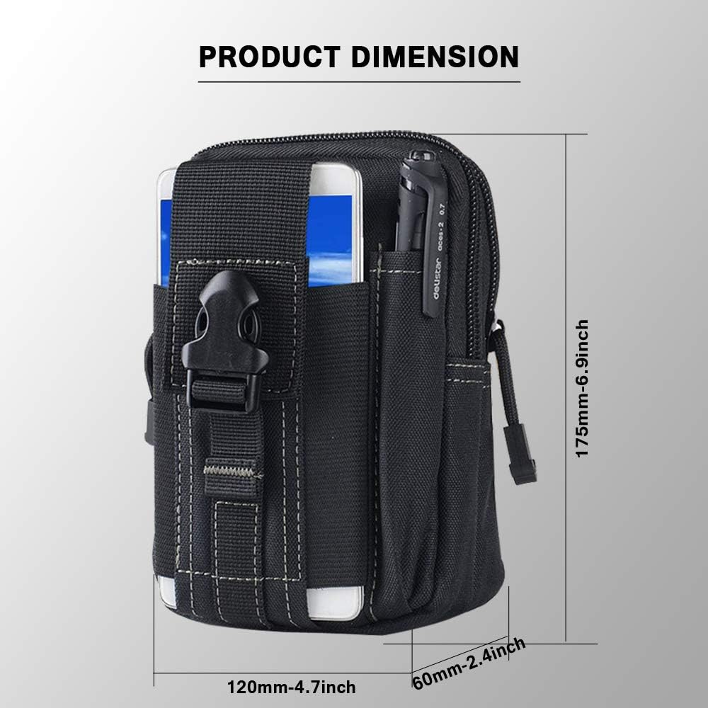 Tactical Molle Belt Pouch Mili - Edc Carry Holster recension och pris