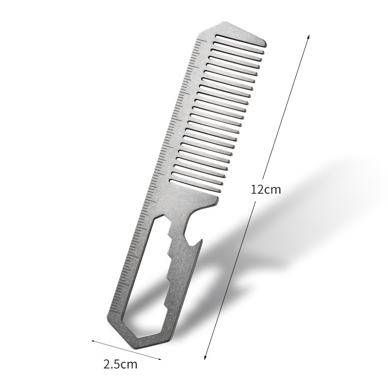 New Titanium Alloy Multifuncti - Comb Pocket Titanium recension och pris