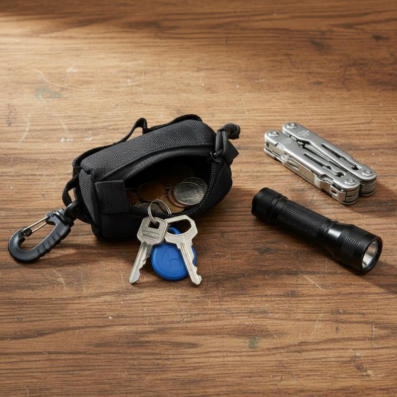Outdoor EDC Pouch, Zipper Key  - Edc Deep Carry recension och pris