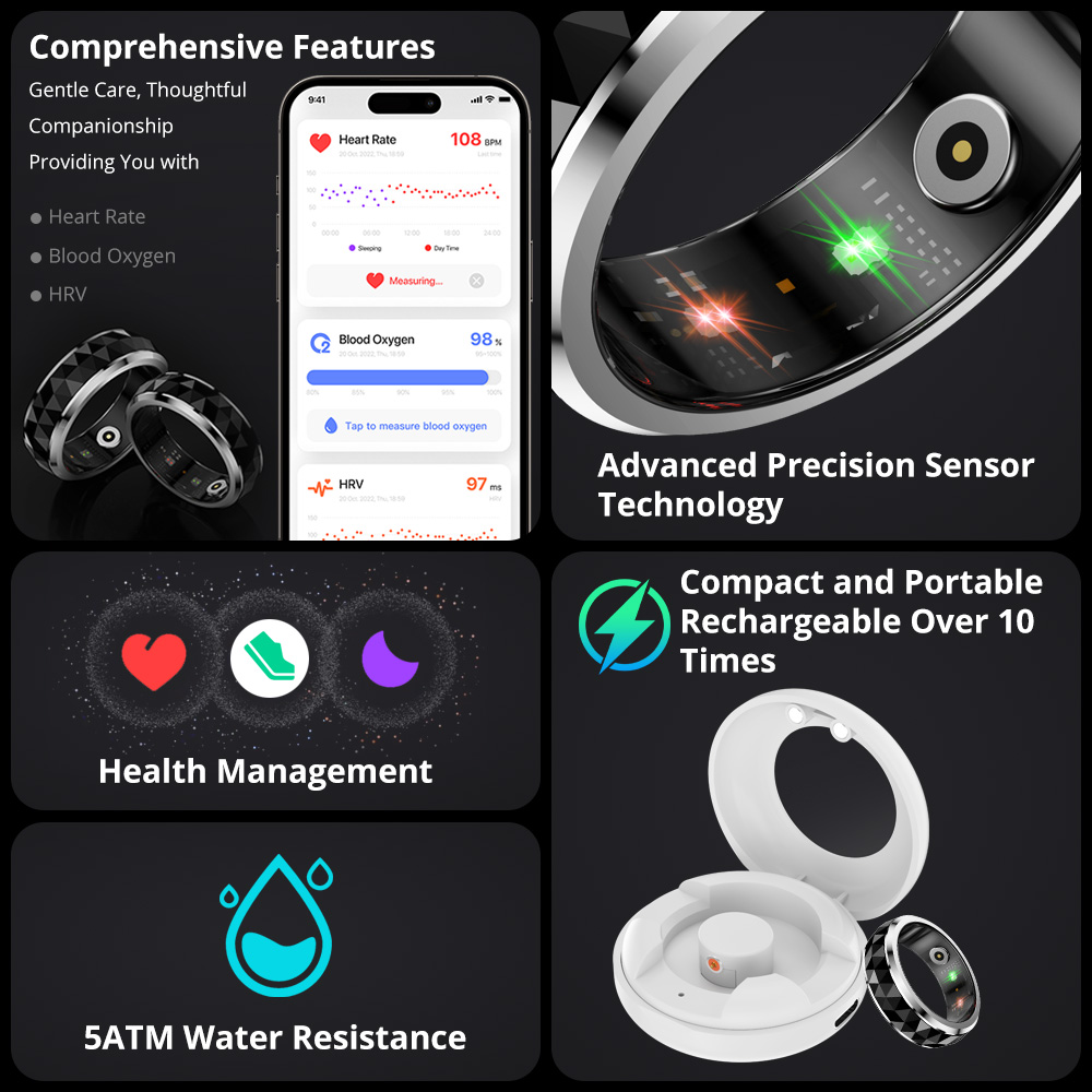 2024 COLMI R11 Smart Ring, Fid - Fidget Spinner Bearing recension och pris