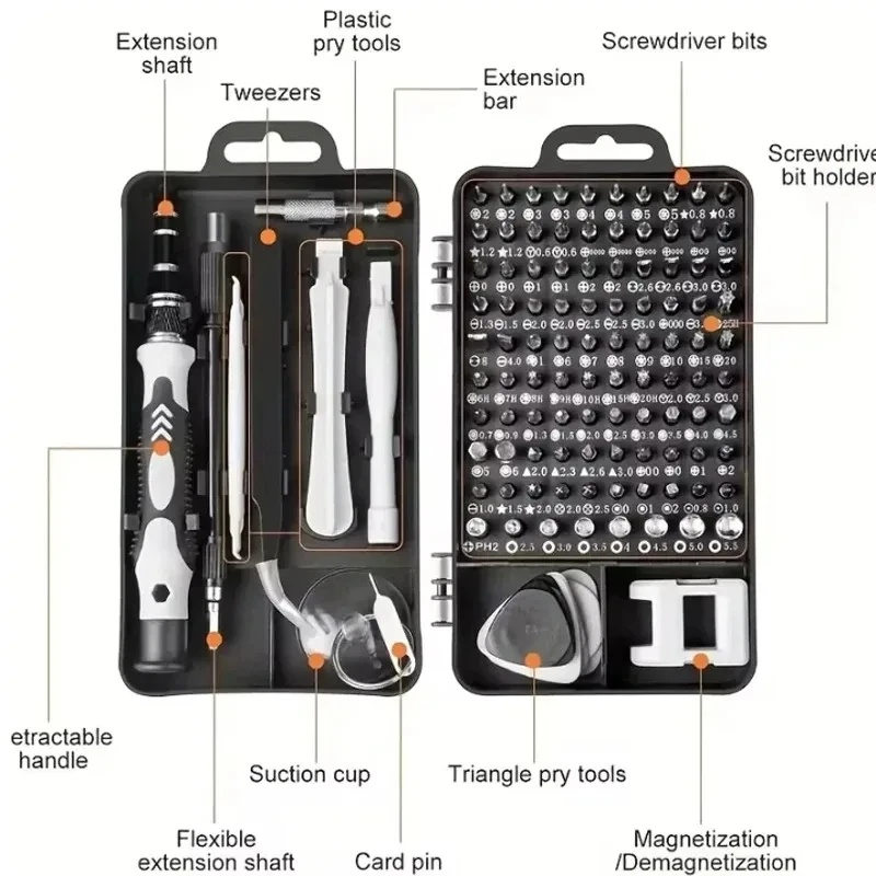 115 in 1 Professional Precisio - Micro Screwdriver Kit recension och pris