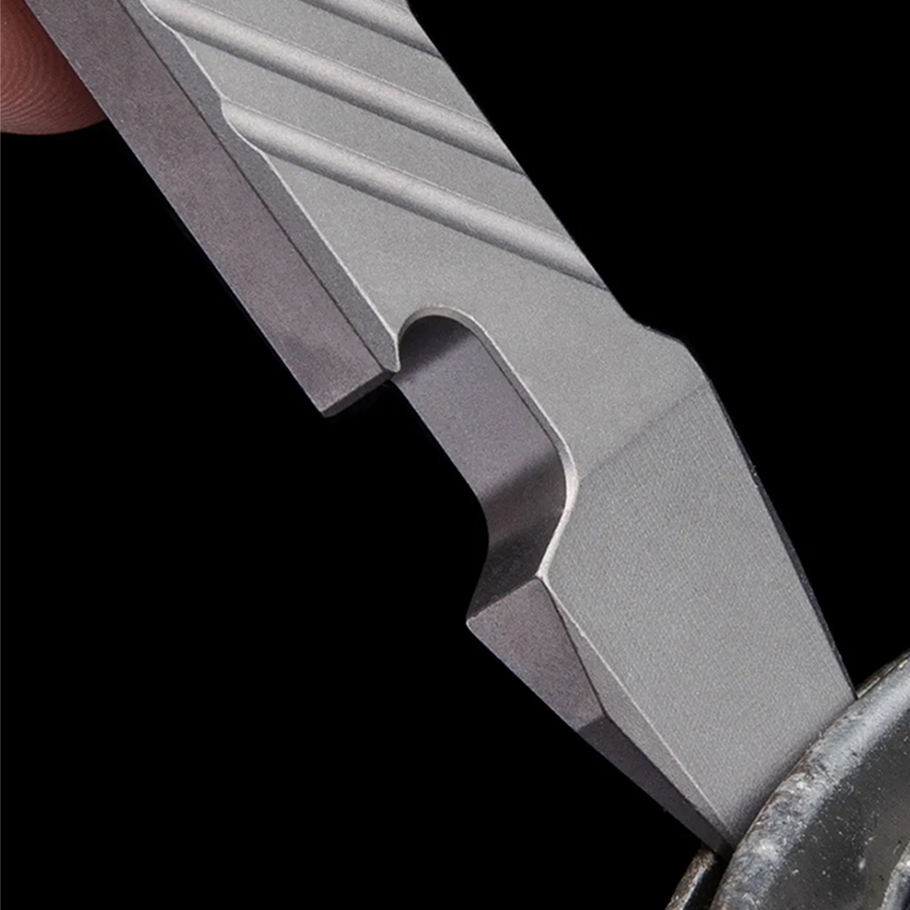 Titanium EDC Pry Bar Tool – 4” - Micro Screwdriver Kit recension och pris