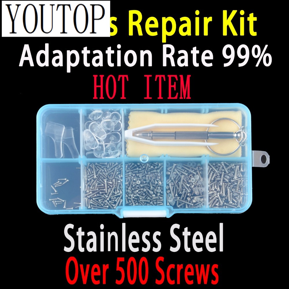 500 Eyeglasses Repair Kit Tool - Micro Screwdriver Kit recension och pris