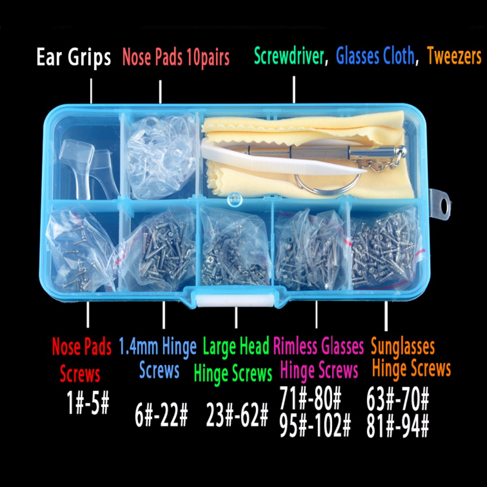 500 Eyeglasses Repair Kit Tool - Micro Screwdriver Kit recension och pris
