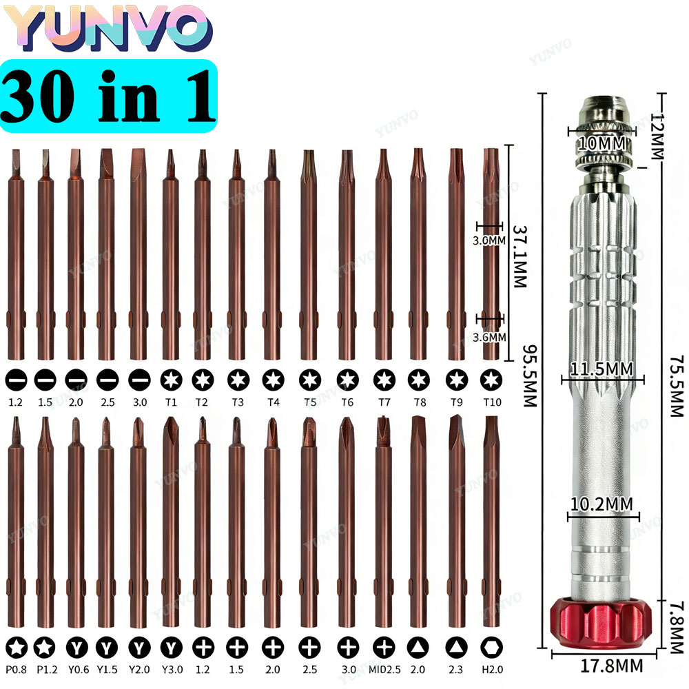 30 in 1 Magnetic Precision Scr - Micro Screwdriver Kit recension och pris