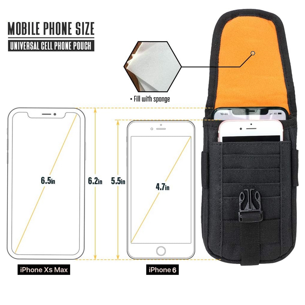 Tactical Phone Pouch Molle,Sma - Edc Carry Holster recension och pris