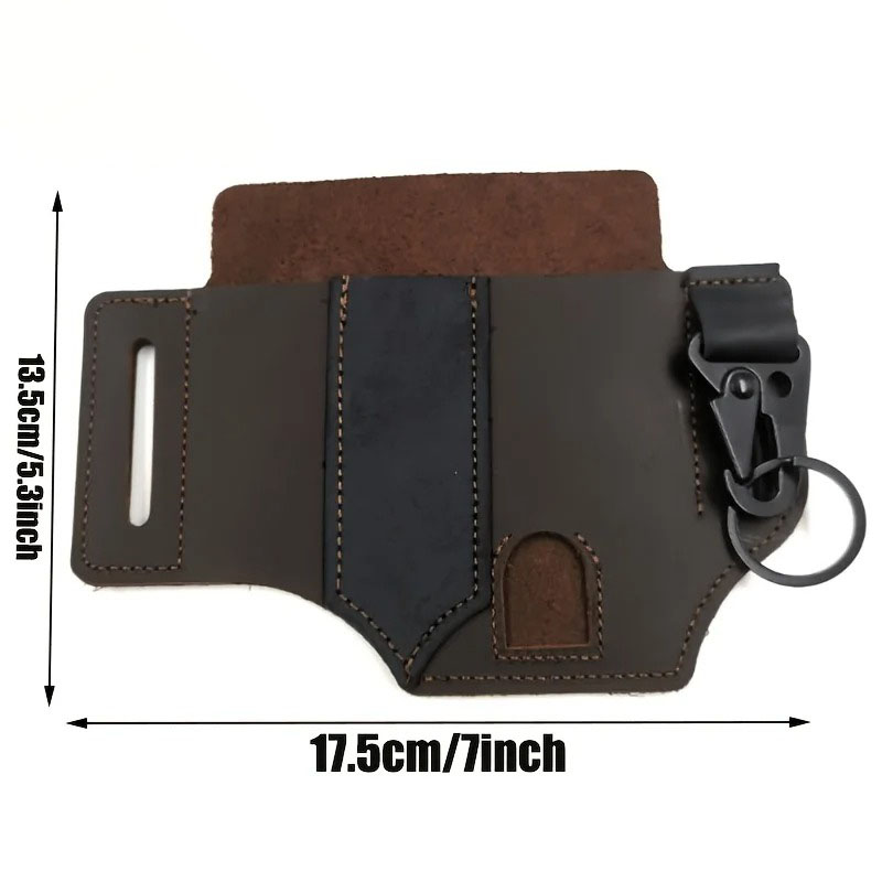 PU Leather EDC Belt Multitool  - Edc Concealed Carry Bag recension och pris