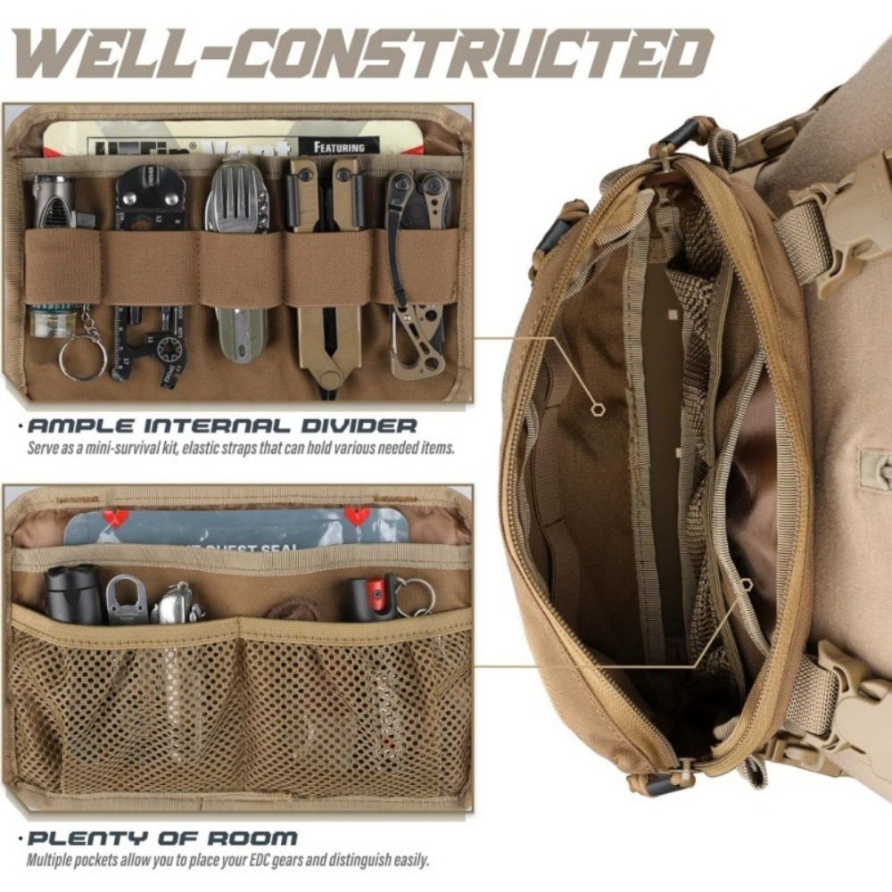 Fashion 1000D Nylon Men Chest  - Edc Carry Kit recension och pris