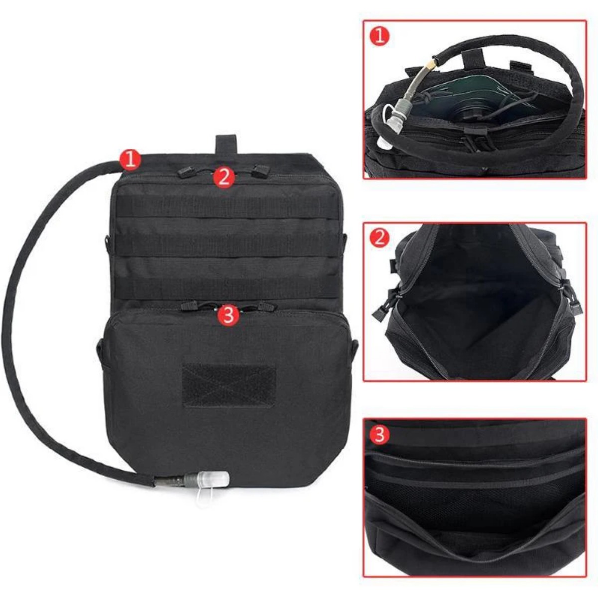 Outdoor Molle Bag Camping Hydr - Edc Carry Kit recension och pris