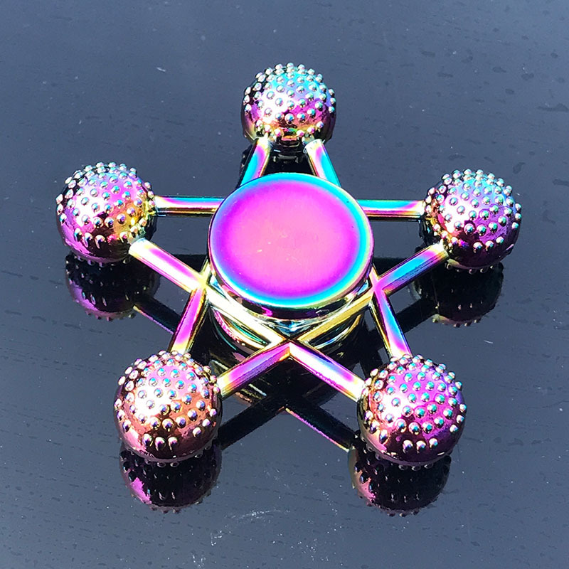 Rainbow Fidget Metal Spinner C - Fidget Spinner Bearing recension och pris