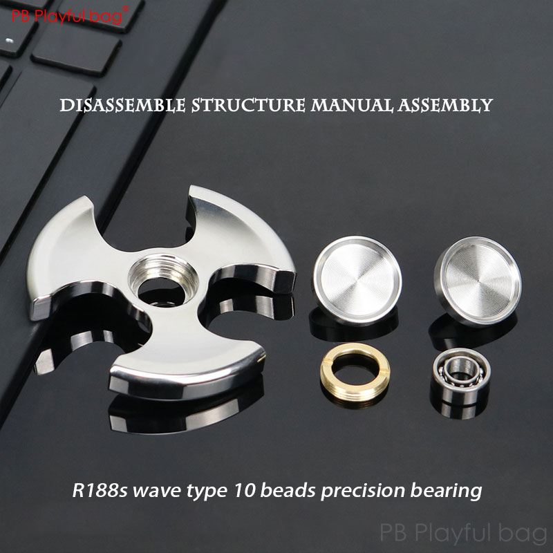 Fingertip Gyro Stainless steel - Fidget Spinner Bearing recension och pris