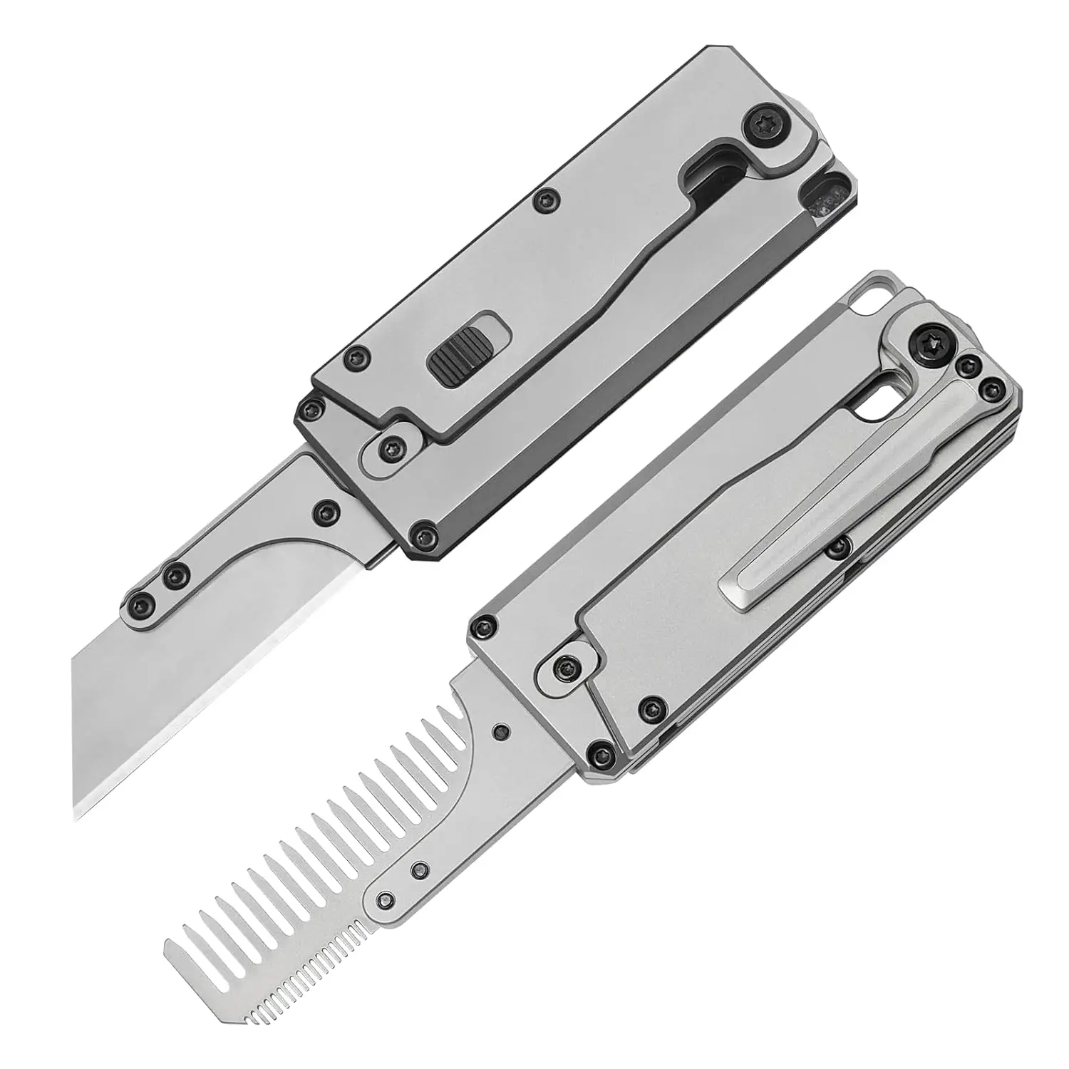 FEGVE TC347 2-in-1 Titanium Ha - Comb Pocket Titanium recension och pris