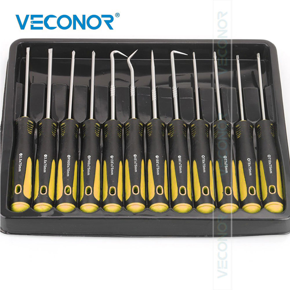 12PCS Hook Oil Seal Fuel Seal  - Micro Screwdriver Kit recension och pris