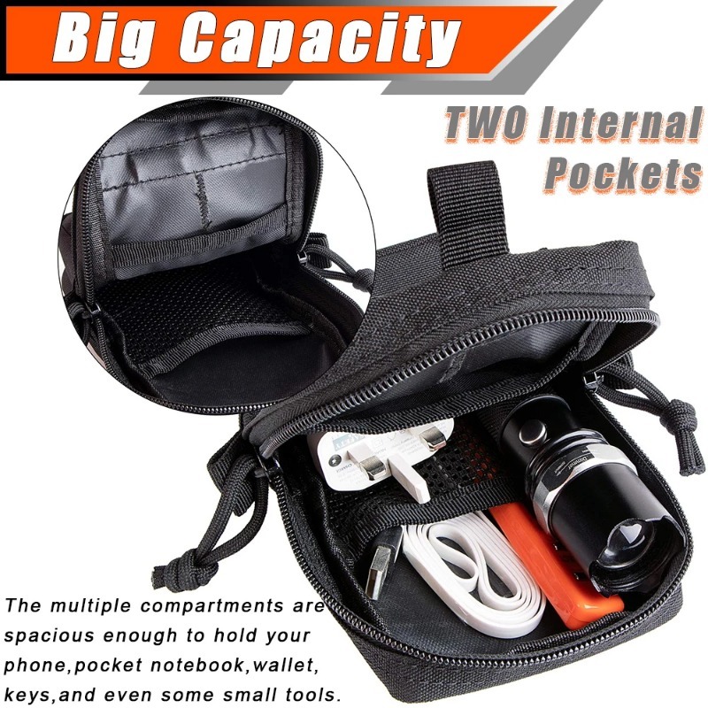 Tactical MOLLE EDC Utility Wai - Edc Carry Holster recension och pris