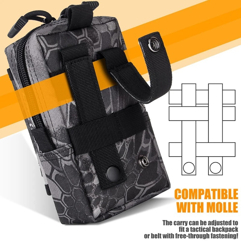Tactical MOLLE EDC Utility Wai - Edc Carry Holster recension och pris