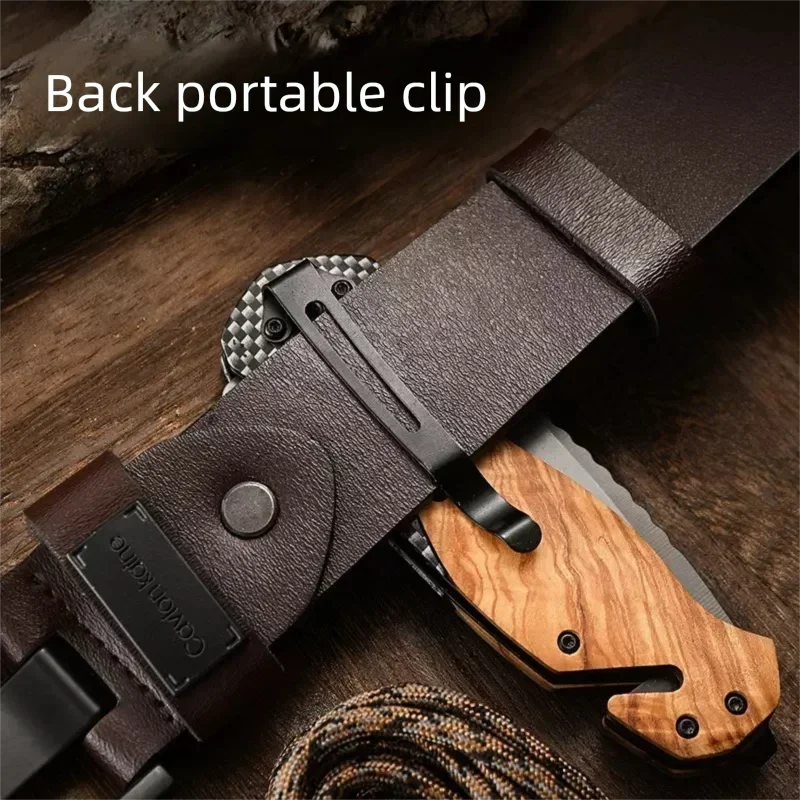 Damascus Pattern Folding Knife - Edc Carry Pocket Knife recension och pris