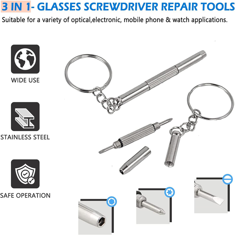 Mini Hand Glasses Screwdrivers - Micro Screwdriver Kit recension och pris