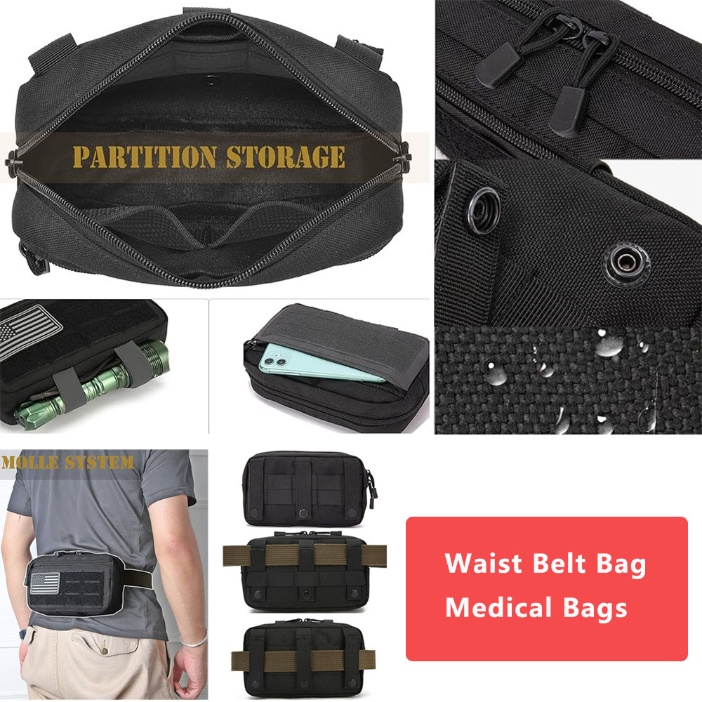 MOLLE Tactical EDC Waist Pouch - Edc Concealed Carry Bag recension och pris