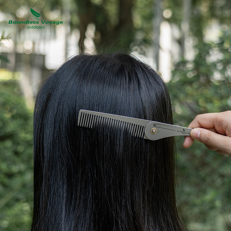 Pure Titanium Foldable Hair Co - Comb Pocket Titanium recension och pris