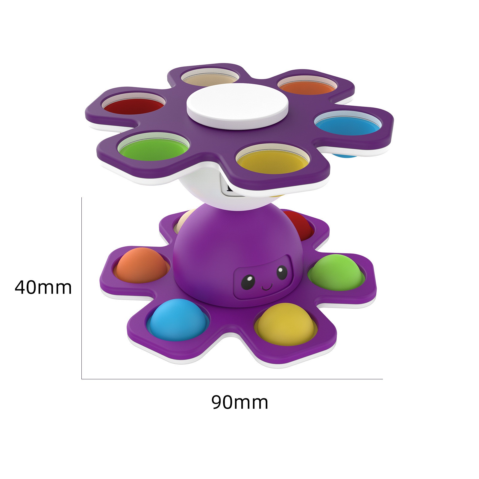 1PCS New Anti Stress Push Bubb - Fidget Spinner Bearing recension och pris